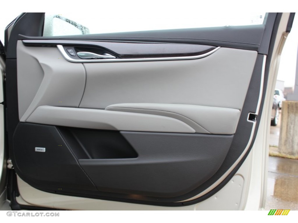 2013 Cadillac XTS Premium FWD Shale/Cocoa Door Panel Photo #76824490