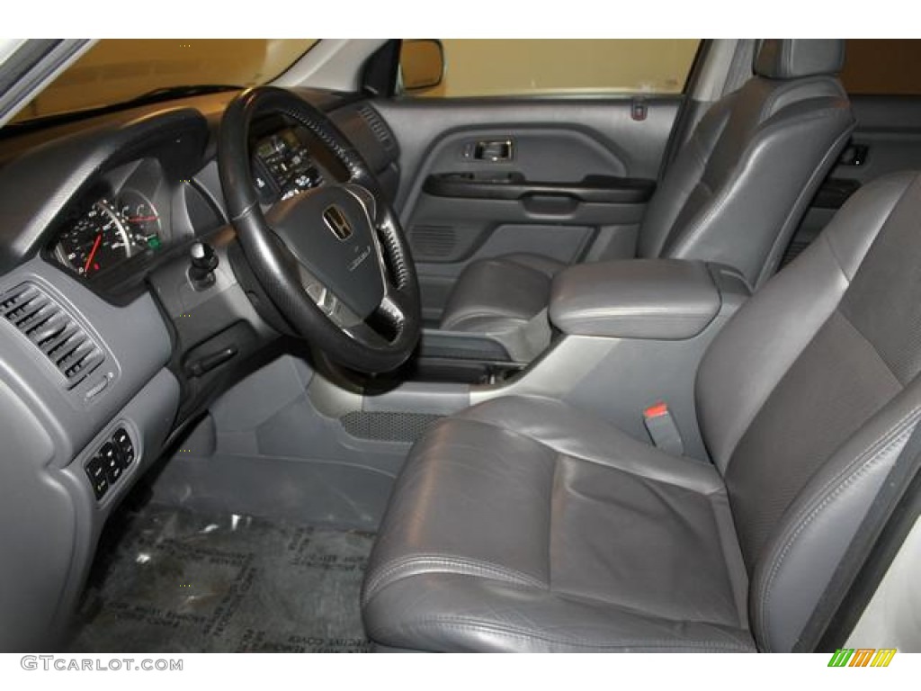Gray Interior 2005 Honda Pilot EX-L 4WD Photo #76824675