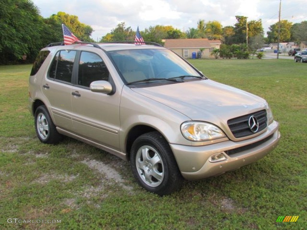 2004 ML 350 4Matic - Desert Silver Metallic / Java Beige photo #43