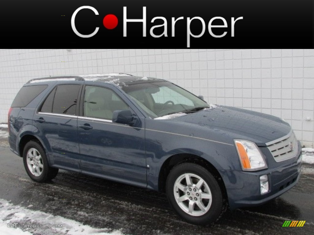 2009 SRX 4 V6 AWD - Blue Diamond / Cocoa/Cashmere photo #1