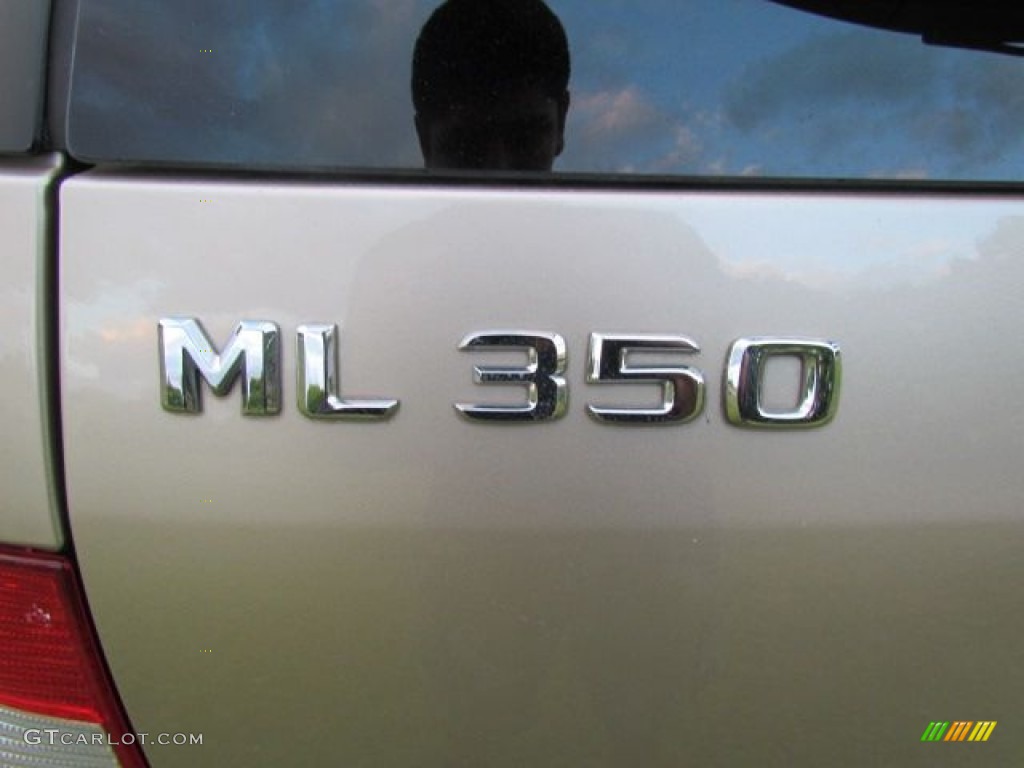 2004 ML 350 4Matic - Desert Silver Metallic / Java Beige photo #60