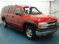 2001 Victory Red Chevrolet Suburban 1500 LS 4x4  photo #4