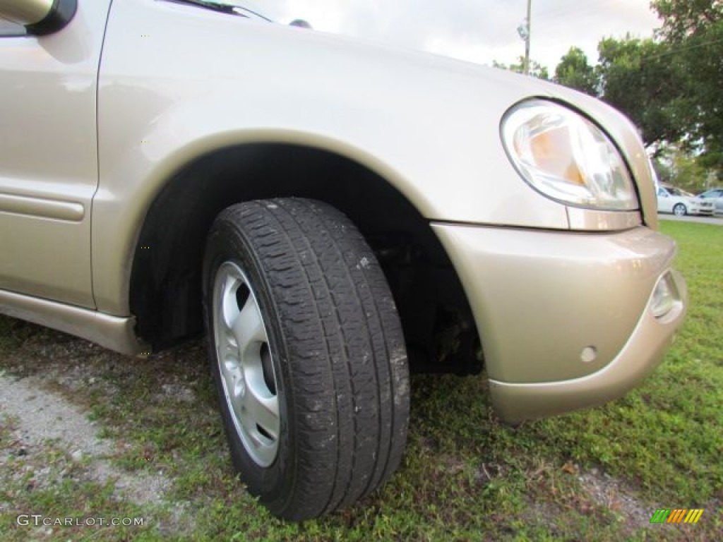 2004 ML 350 4Matic - Desert Silver Metallic / Java Beige photo #63