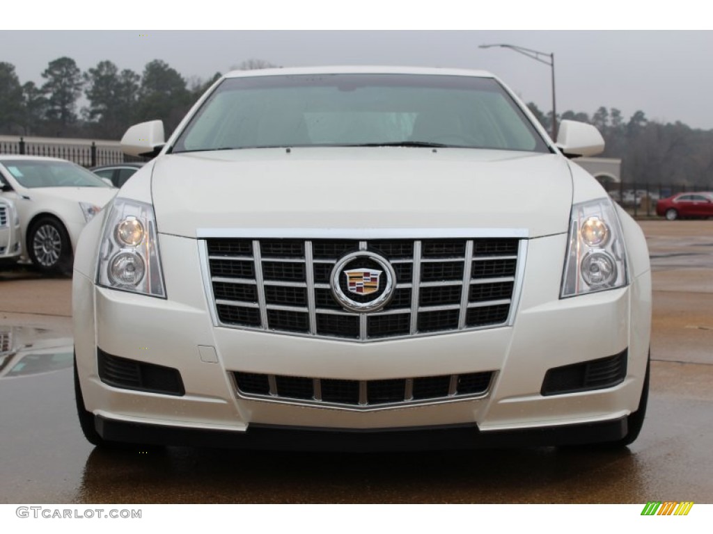 White Diamond Tricoat 2013 Cadillac CTS 3.0 Sedan Exterior Photo #76825415