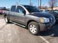 2006 Smoke Gray Nissan Titan LE Crew Cab 4x4  photo #2