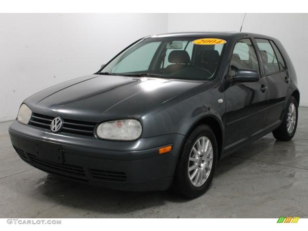 2004 Golf GLS 4 Door - Blue Anthracite Metallic / Black photo #2