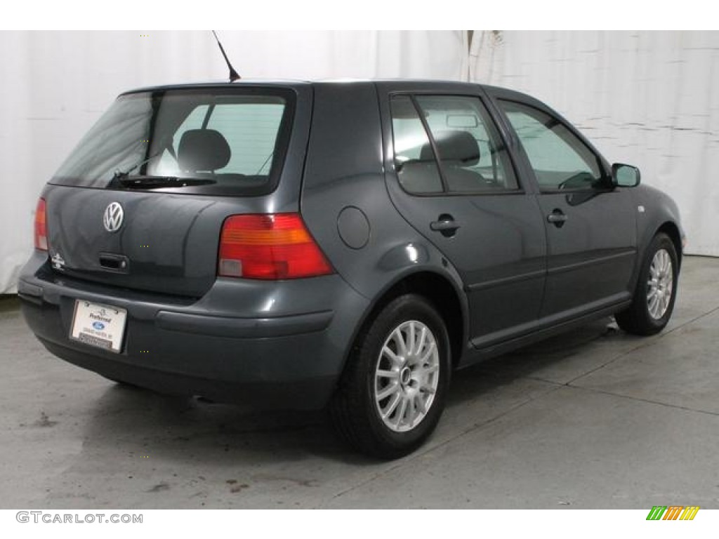 2004 Golf GLS 4 Door - Blue Anthracite Metallic / Black photo #7