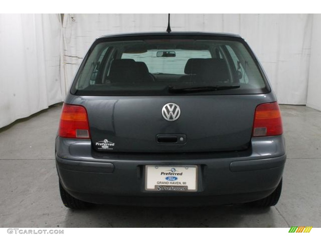 2004 Golf GLS 4 Door - Blue Anthracite Metallic / Black photo #8