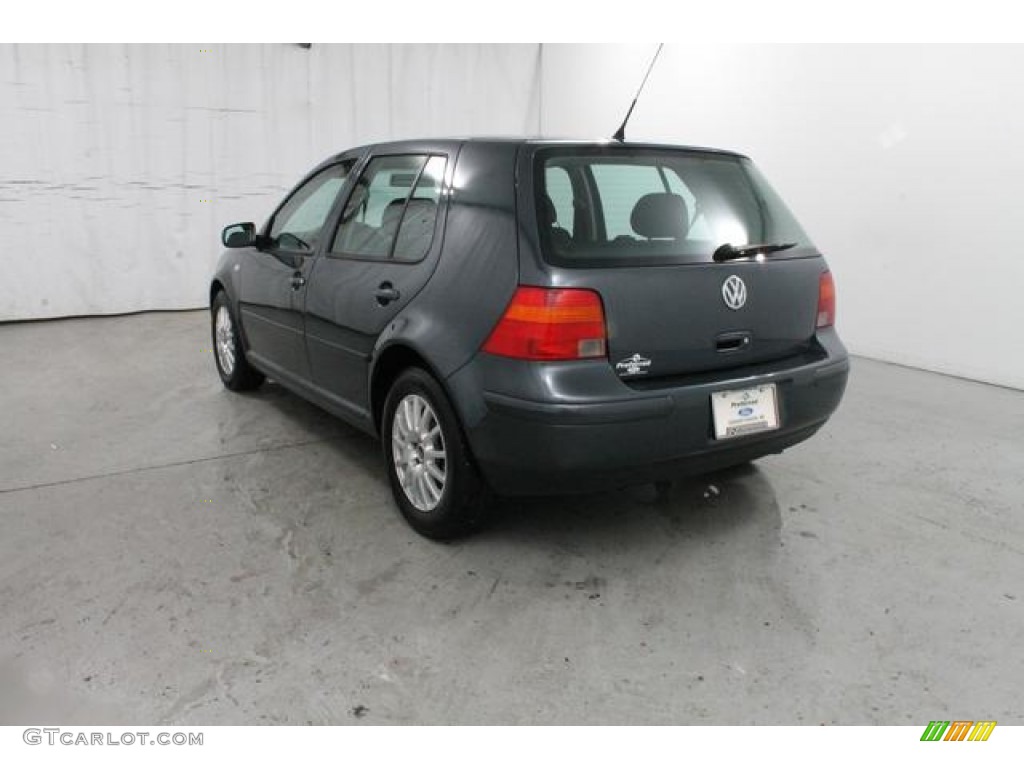 2004 Golf GLS 4 Door - Blue Anthracite Metallic / Black photo #9