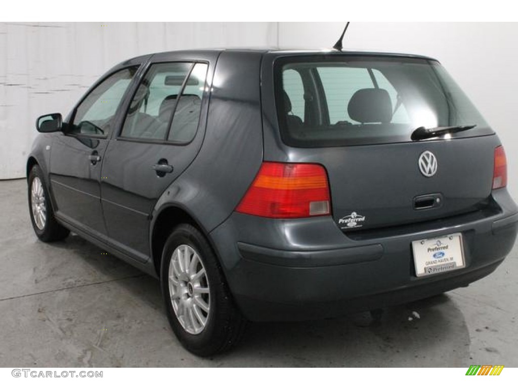 2004 Golf GLS 4 Door - Blue Anthracite Metallic / Black photo #10