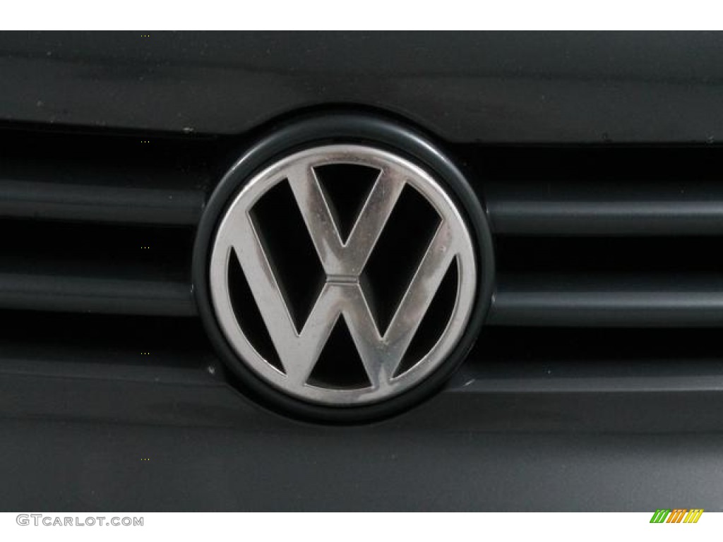 2004 Golf GLS 4 Door - Blue Anthracite Metallic / Black photo #14