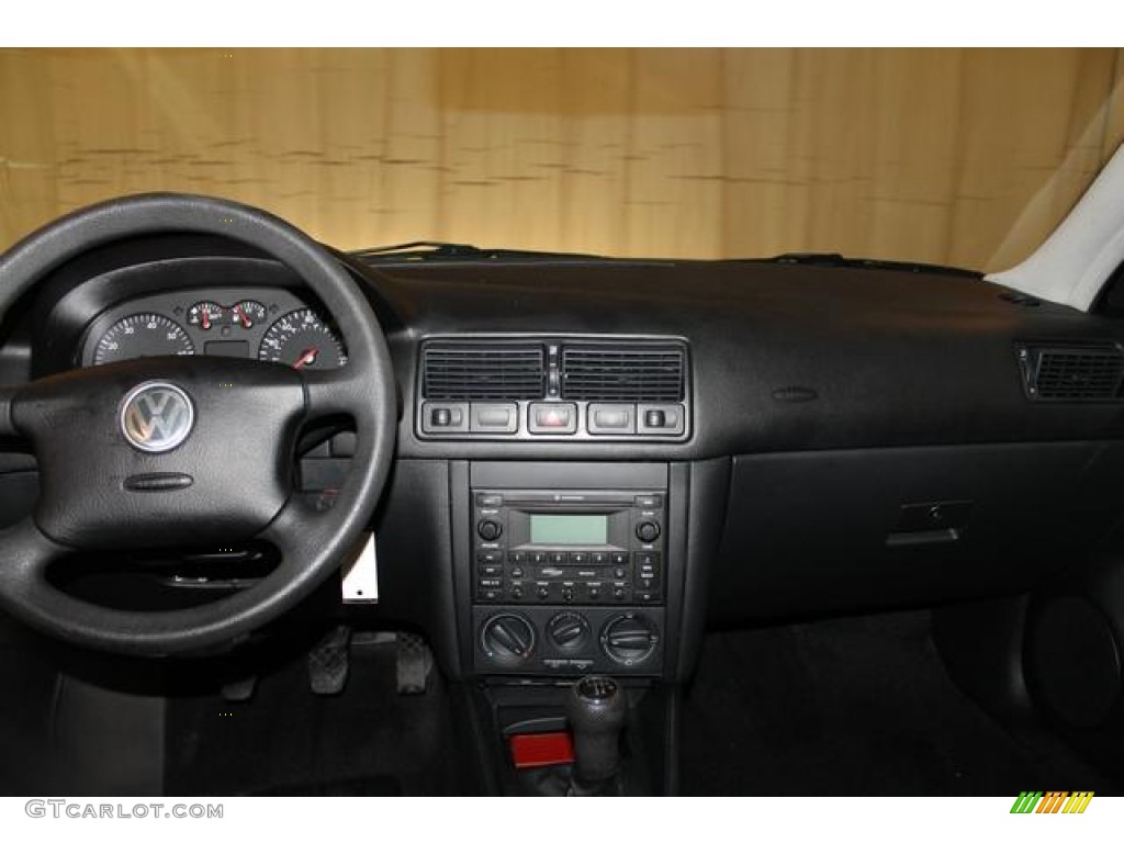 2004 Golf GLS 4 Door - Blue Anthracite Metallic / Black photo #17