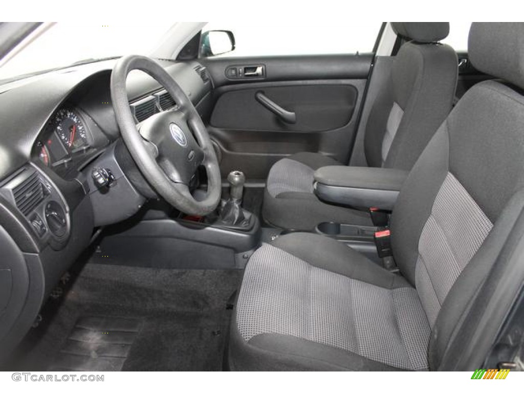 2004 Golf GLS 4 Door - Blue Anthracite Metallic / Black photo #19