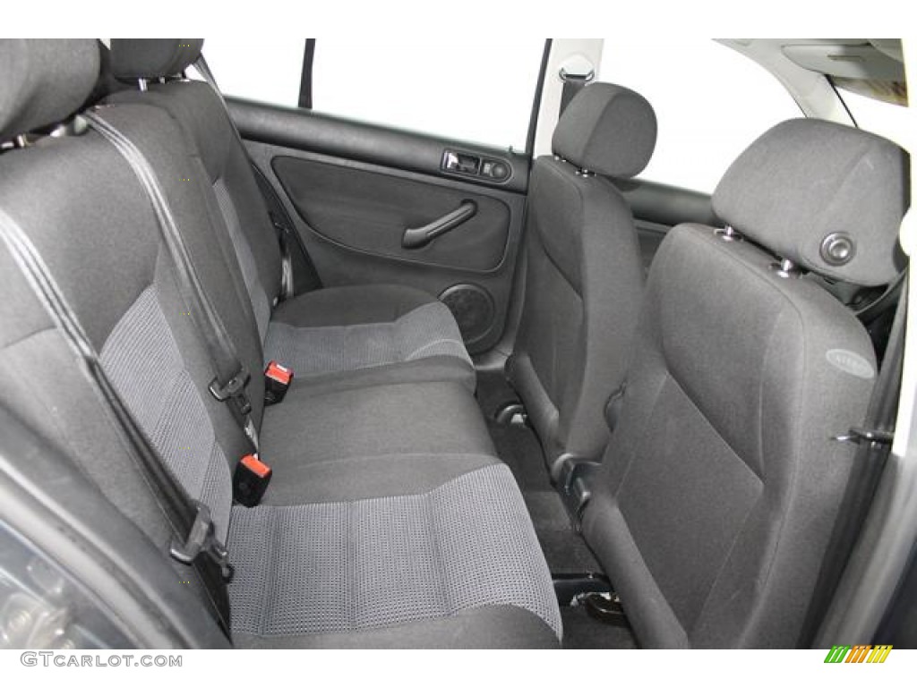 2004 Golf GLS 4 Door - Blue Anthracite Metallic / Black photo #24