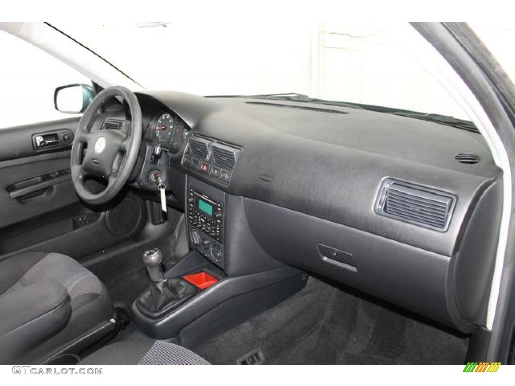 2004 Golf GLS 4 Door - Blue Anthracite Metallic / Black photo #25