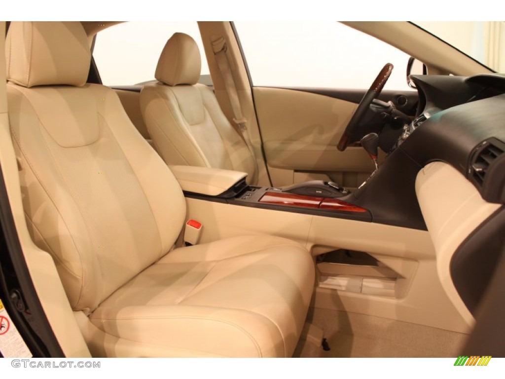 Parchment/Brown Walnut Interior 2010 Lexus RX 350 AWD Photo #76826760