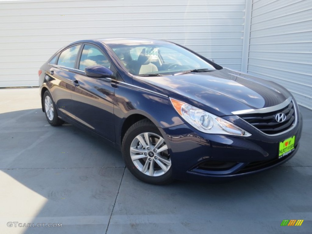 2013 Sonata GLS - Indigo Night Blue / Gray photo #1