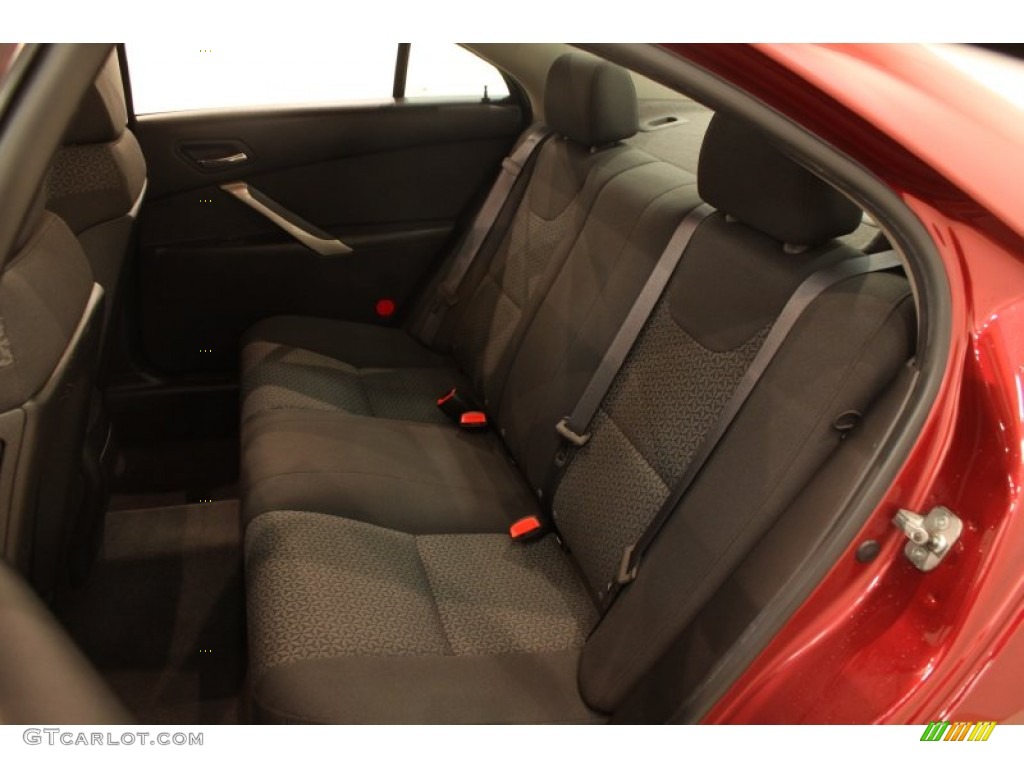 Ebony Interior 2009 Pontiac G6 V6 Sedan Photo #76827312