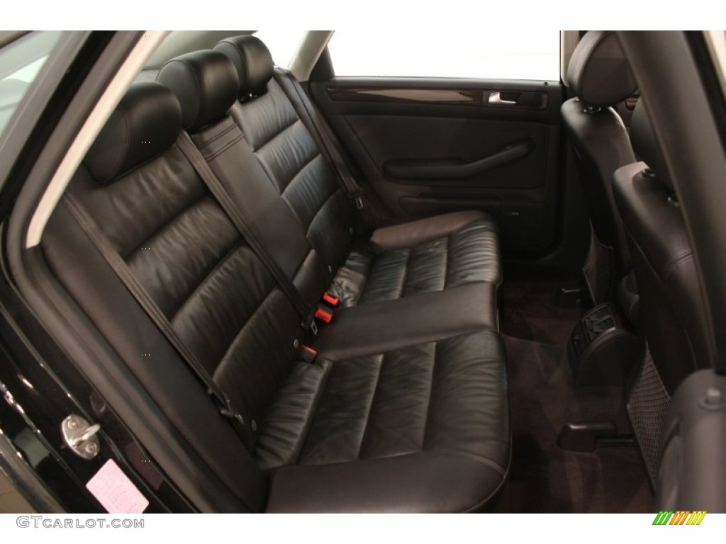 Ebony Interior 2003 Audi A6 3.0 quattro Sedan Photo #76827462
