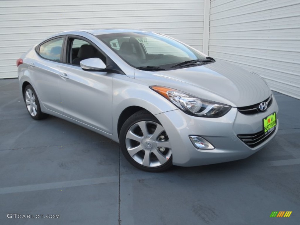 2013 Elantra Limited - Silver / Gray photo #1