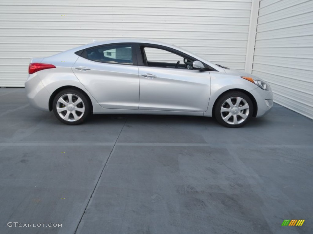 2013 Elantra Limited - Silver / Gray photo #2