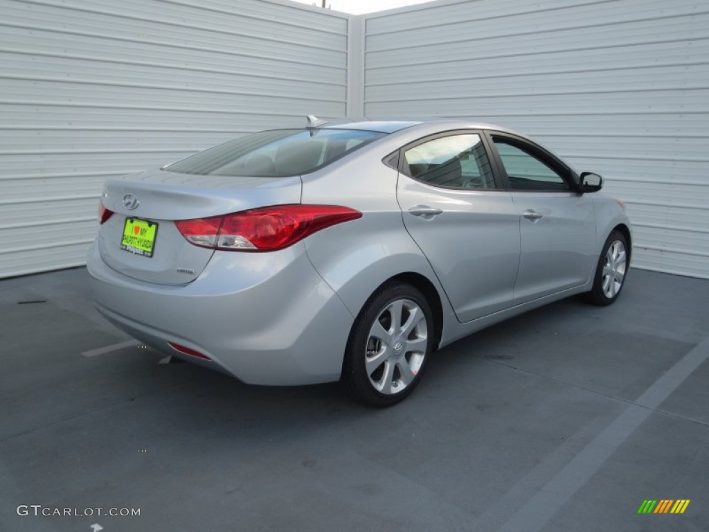 2013 Elantra Limited - Silver / Gray photo #3