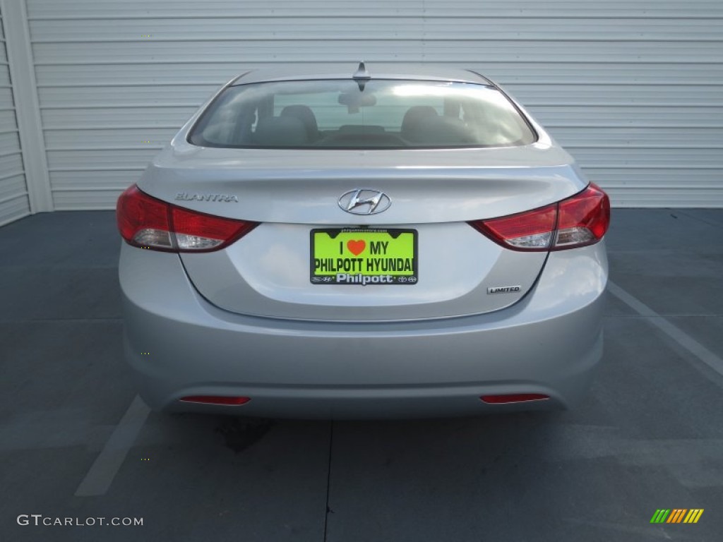2013 Elantra Limited - Silver / Gray photo #5