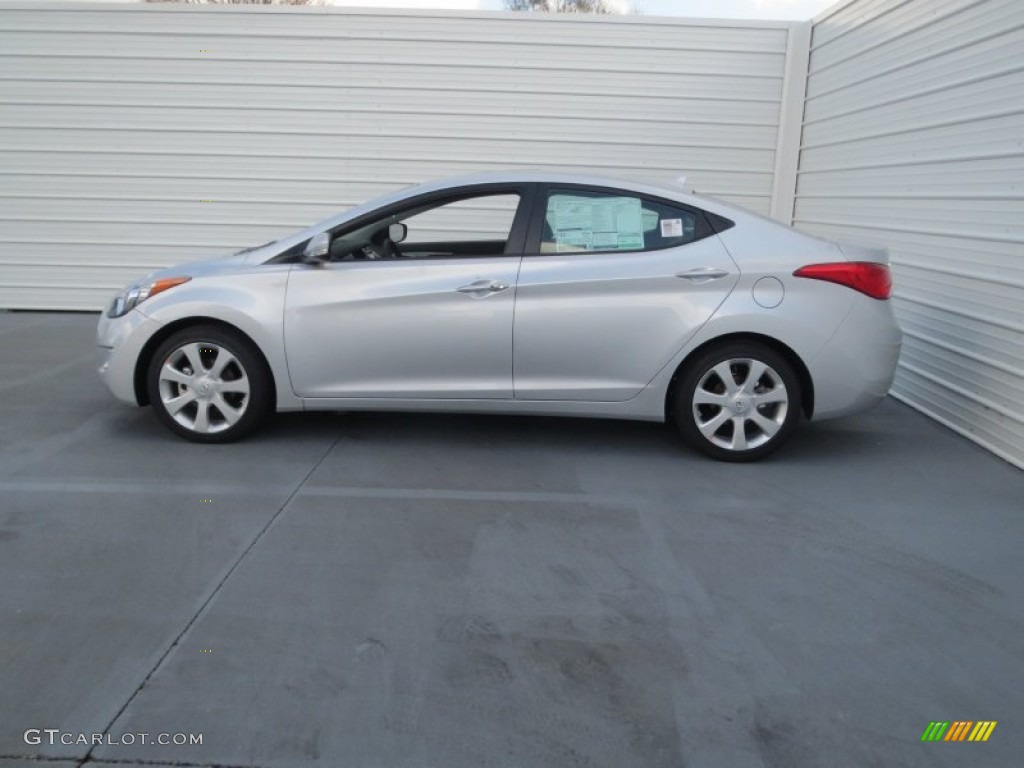 2013 Elantra Limited - Silver / Gray photo #8