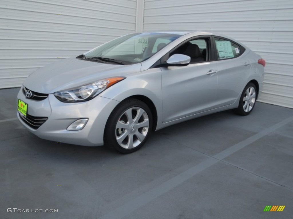 2013 Elantra Limited - Silver / Gray photo #9