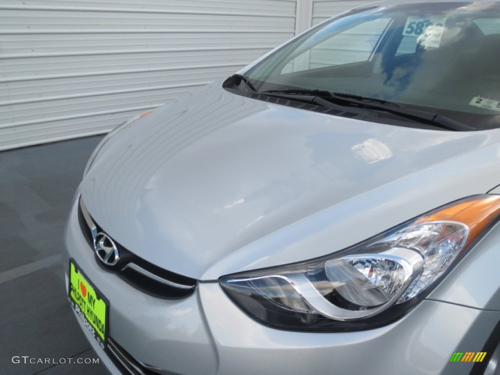 2013 Elantra Limited - Silver / Gray photo #12