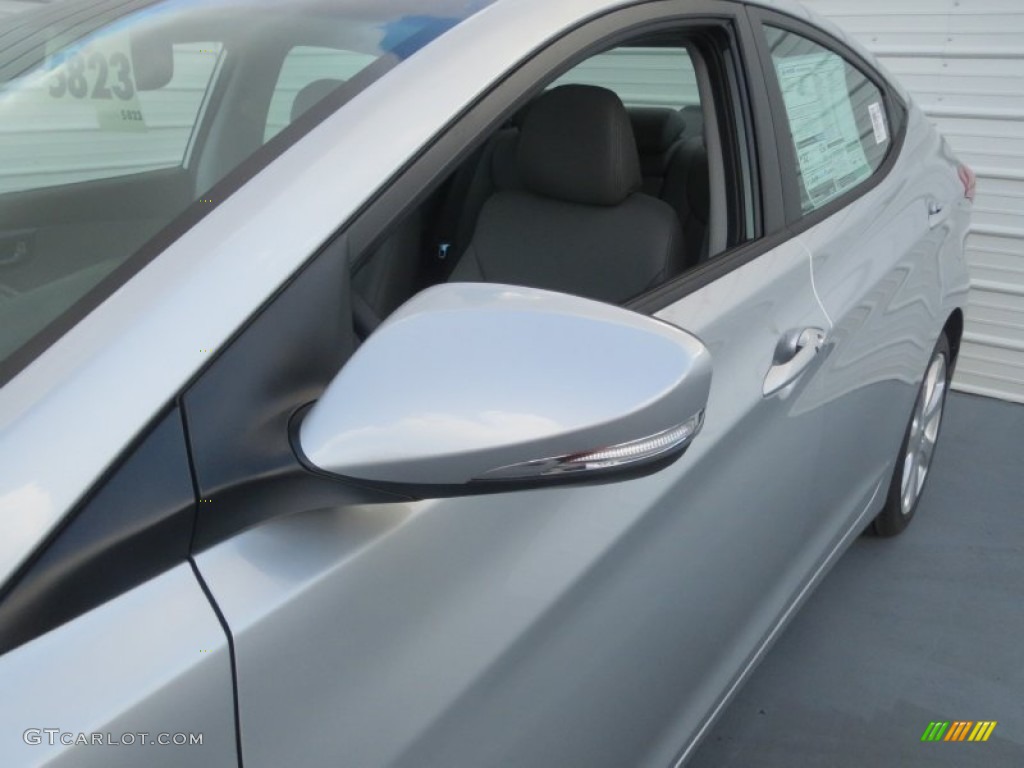 2013 Elantra Limited - Silver / Gray photo #14