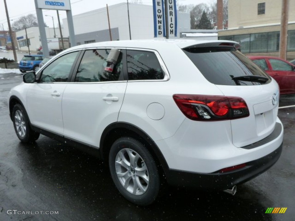 Crystal White Pearl Mica 2013 Mazda CX-9 Touring AWD Exterior Photo #76827996