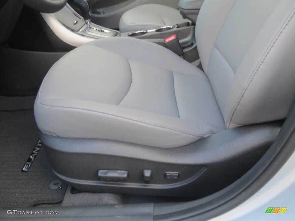 2013 Elantra Limited - Silver / Gray photo #25