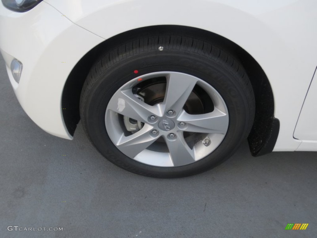 2013 Elantra GLS - Shimmering White / Beige photo #11