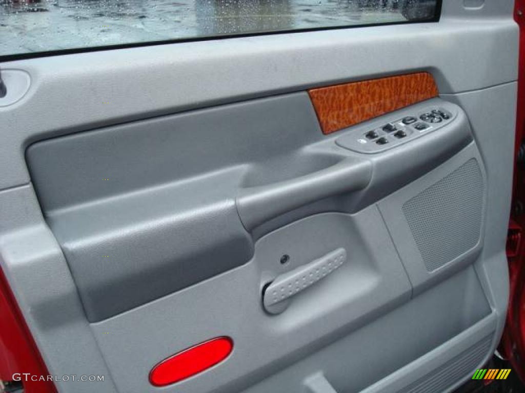 2006 Ram 1500 SLT Quad Cab 4x4 - Inferno Red Crystal Pearl / Medium Slate Gray photo #15