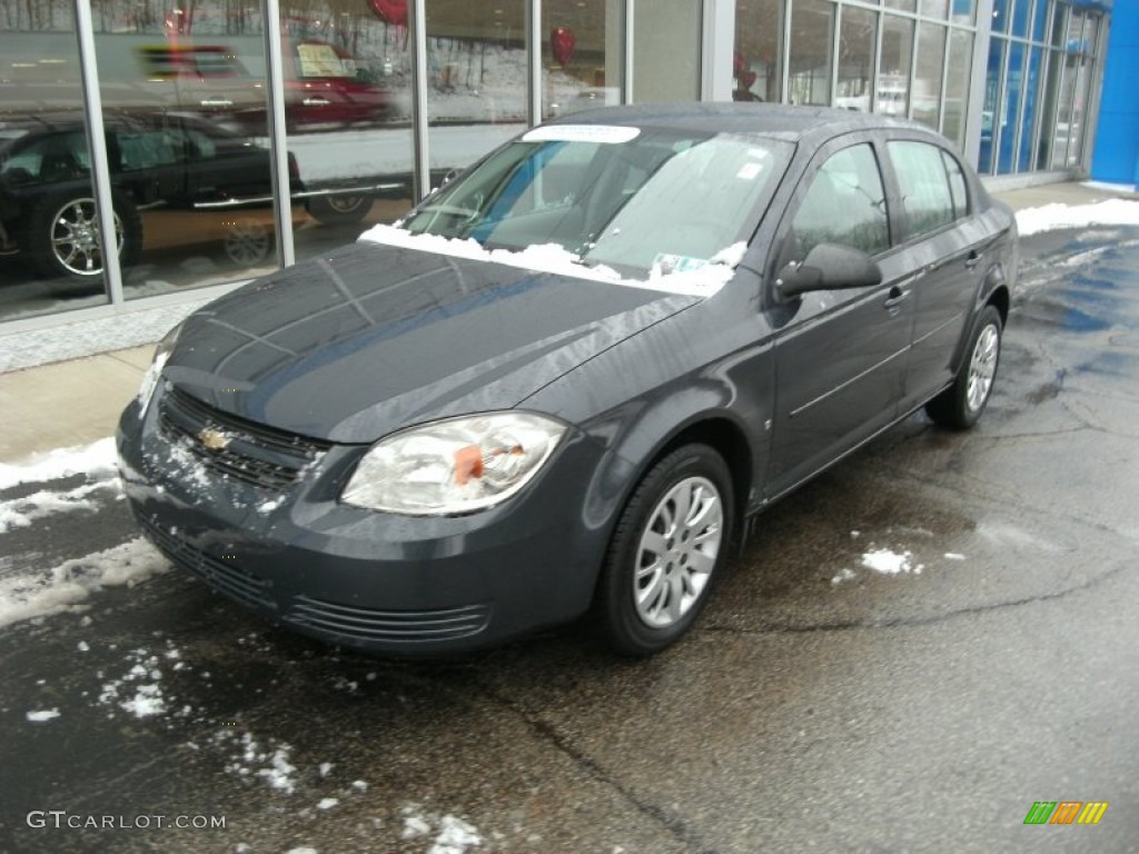 Slate Metallic 2009 Chevrolet Cobalt LS Sedan Exterior Photo #76829257