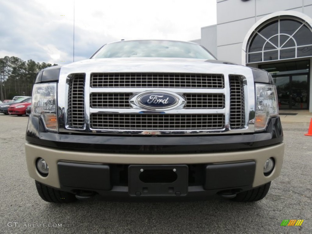 2010 F150 King Ranch SuperCrew 4x4 - Tuxedo Black / Chapparal Leather photo #2