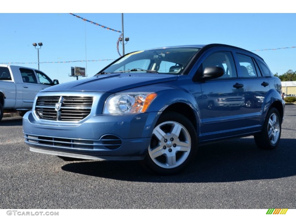 2007 Caliber SXT - Marine Blue Pearl / Pastel Slate Gray photo #1