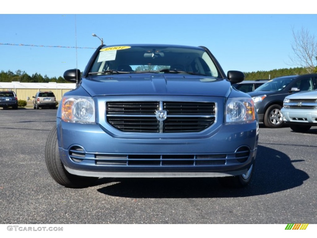 2007 Caliber SXT - Marine Blue Pearl / Pastel Slate Gray photo #2