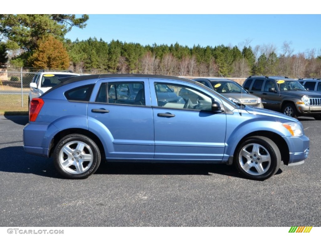 2007 Caliber SXT - Marine Blue Pearl / Pastel Slate Gray photo #4