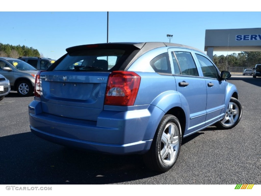 2007 Caliber SXT - Marine Blue Pearl / Pastel Slate Gray photo #5