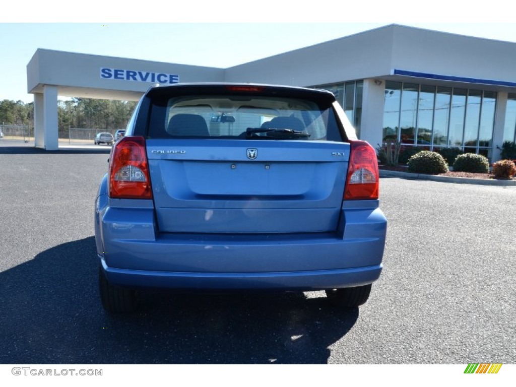 2007 Caliber SXT - Marine Blue Pearl / Pastel Slate Gray photo #6