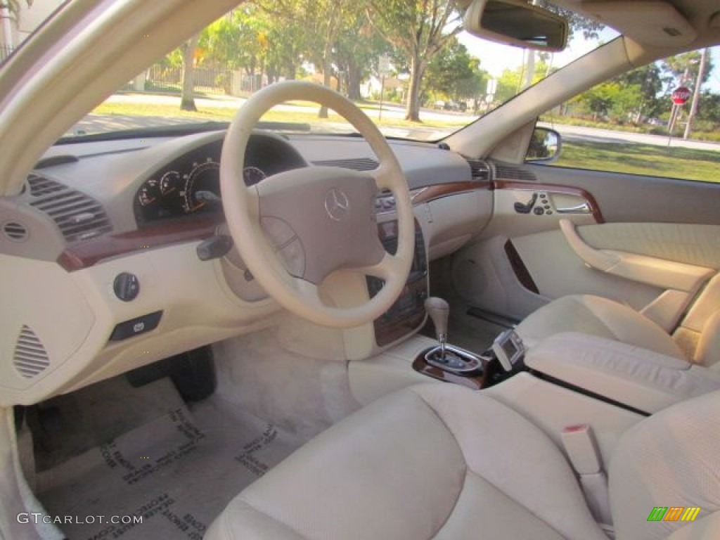 2003 S 430 Sedan - Desert Silver Metallic / Java photo #7