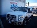 White Platinum Tri-Coat Metallic 2011 Ford F350 Super Duty King Ranch Crew Cab 4x4