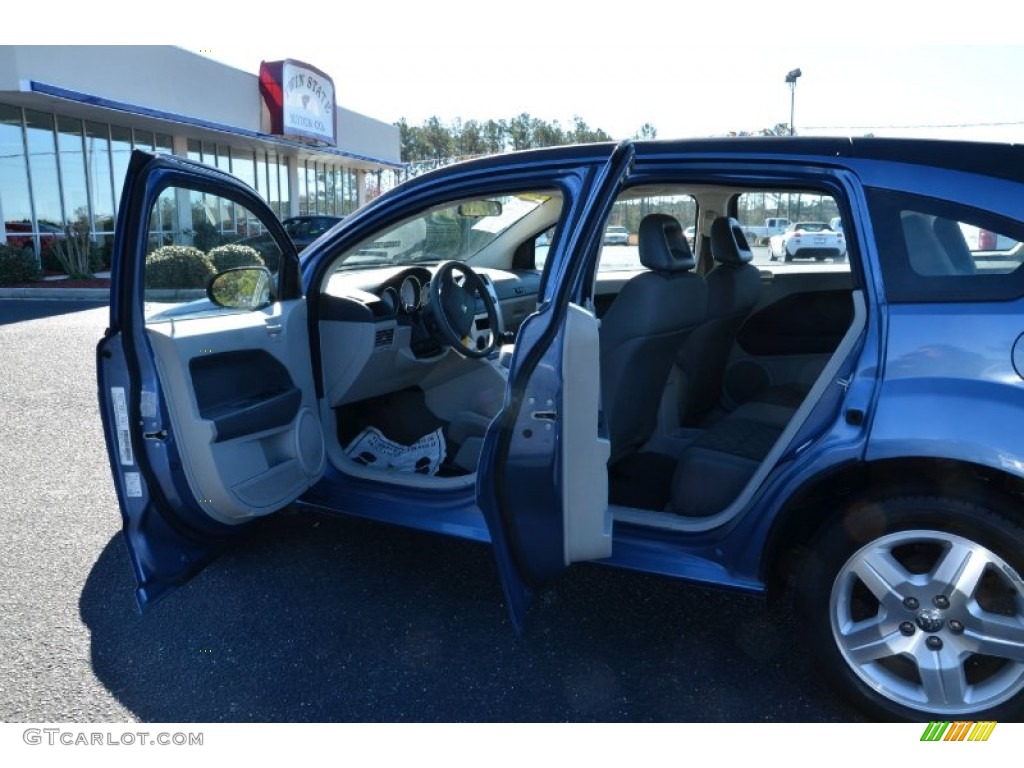 2007 Caliber SXT - Marine Blue Pearl / Pastel Slate Gray photo #11