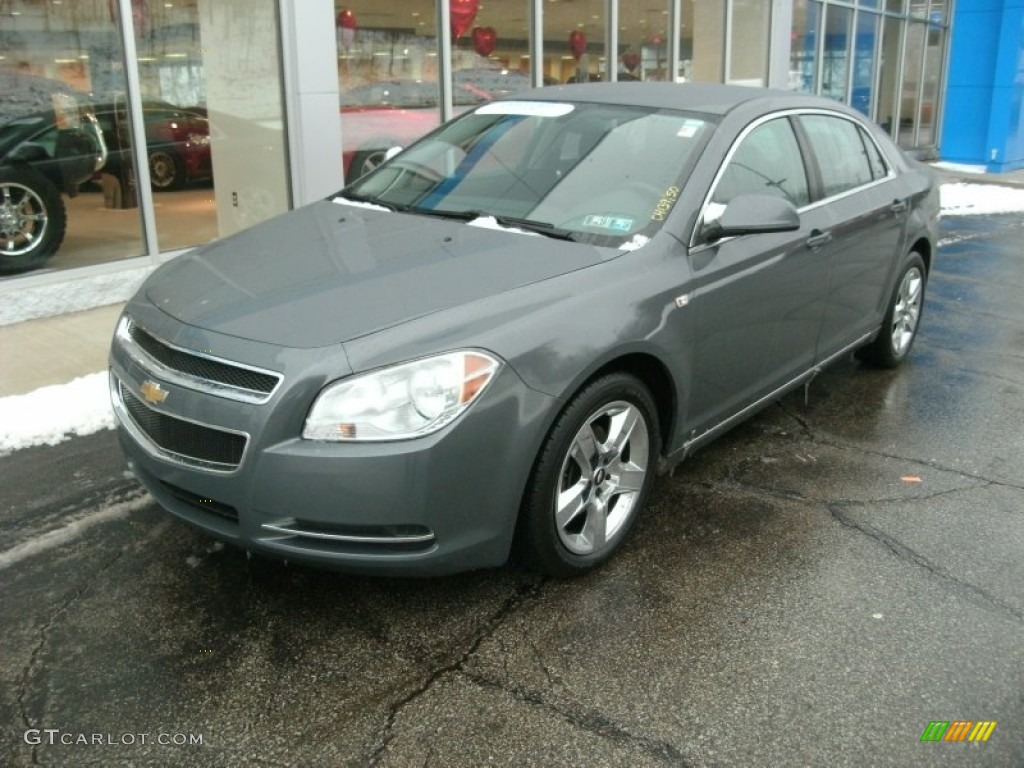 Dark Gray Metallic 2008 Chevrolet Malibu LT Sedan Exterior Photo #76830110