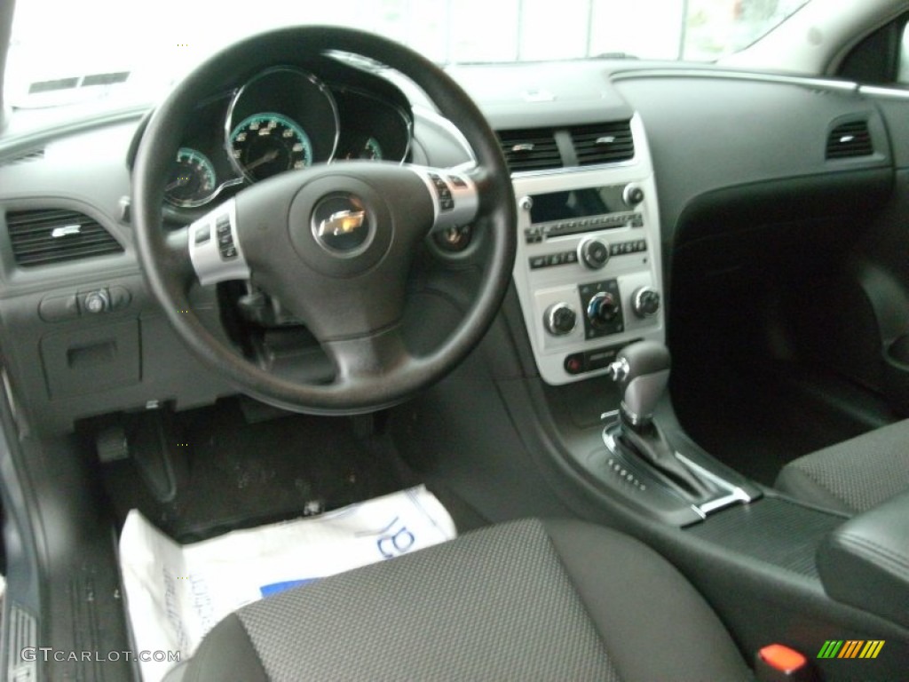 Ebony Interior 2008 Chevrolet Malibu LT Sedan Photo #76830238