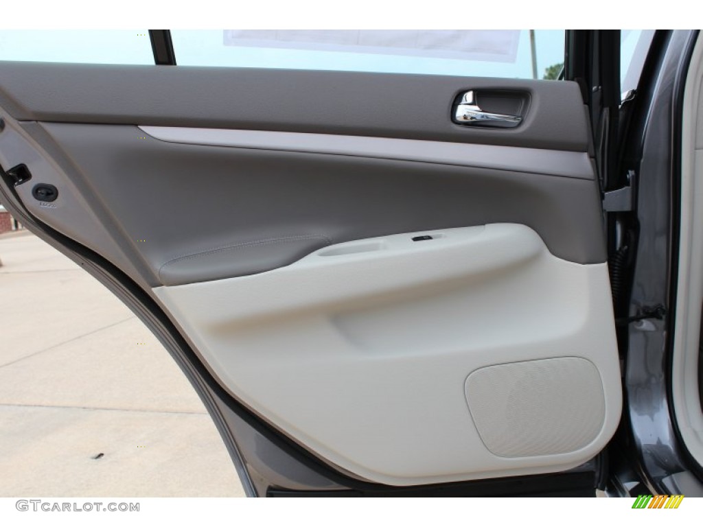 2013 Infiniti G 37 Journey Sedan Stone Door Panel Photo #76830459