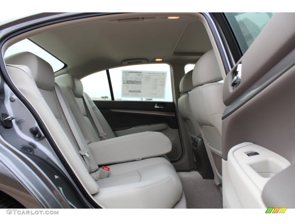 Stone Interior 2013 Infiniti G 37 Journey Sedan Photo #76830524
