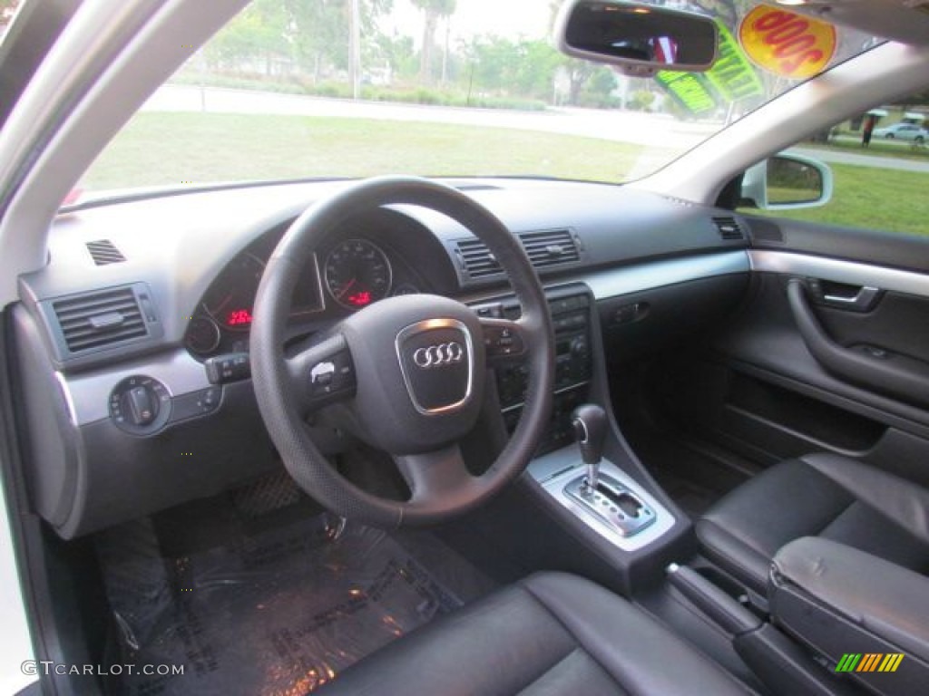 Ebony Interior 2006 Audi A4 2.0T Sedan Photo #76831310